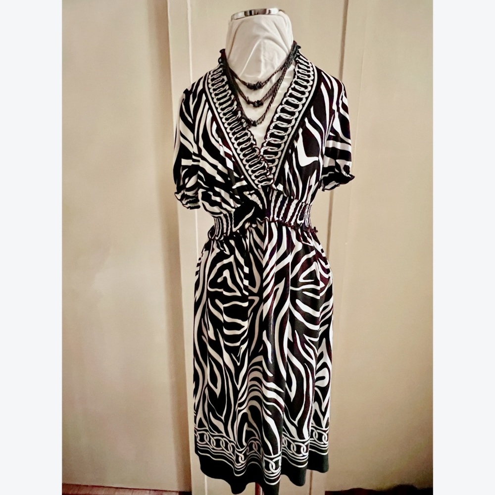 En Focus Studio Short-Sleeved Dress, Size 10